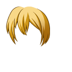 Frange blonde