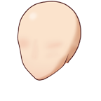 Tête de femme pointue