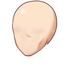 Tête de femme creuse