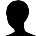 Silhouette noire d'un personnage non genré
