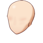 Tête d'homme ronde