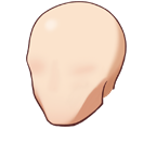 Tête d'homme creuse
