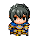 Image animée(gif) représentant un personnage secondaire masculin(Denroshi)