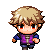 Image animée(gif) représentant le personnage principal masculin(Taimashi)